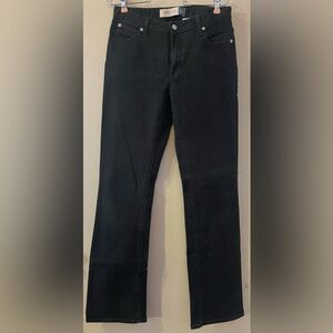 $10 GAP Boot-Cut Stretch Jeans, Black, 4 Regular